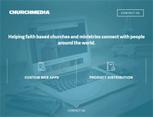 Tablet Screenshot of churchmedia.com